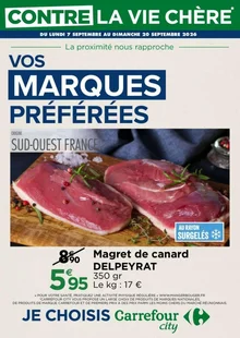 catalogue promo Vos marques préférées (City)