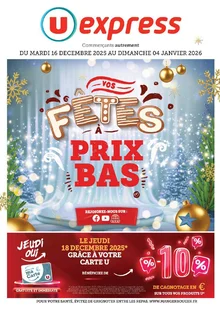 catalogue promo Vos fêtes à prix bas
