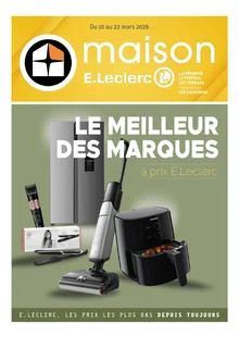 catalogue promo Spécial Espace Maison Éléctroménager Technologie (MAISON)