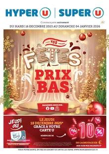catalogue promo Vos fêtes à prix bas