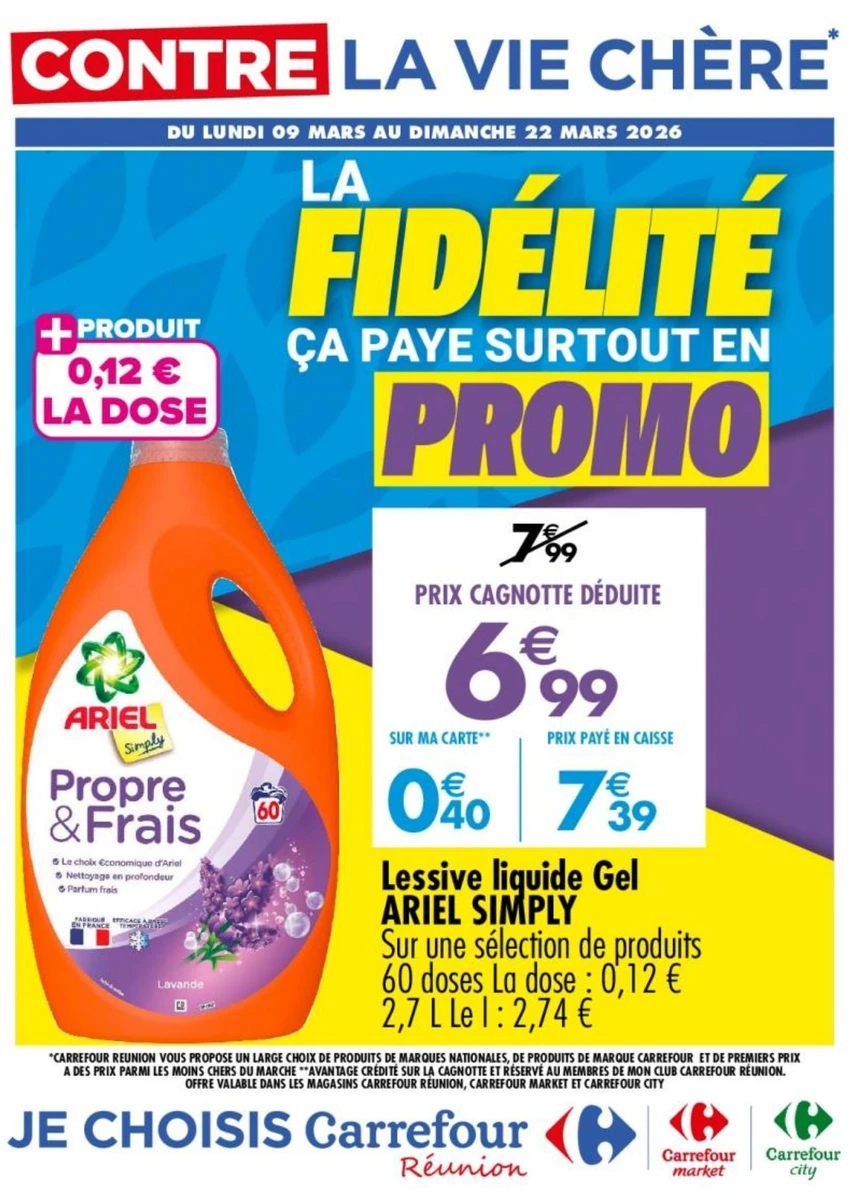 Cache Paye Promos Carrefour du 09/03/2026 au 22/03/2026 - La fidélité ça paye ...