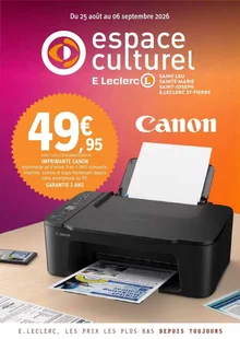  catalogue promo E.Leclerc Centre 