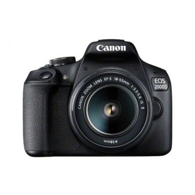 article en promo : CANON REFLEX EOS 2000D + EF-S 18-55 IS II